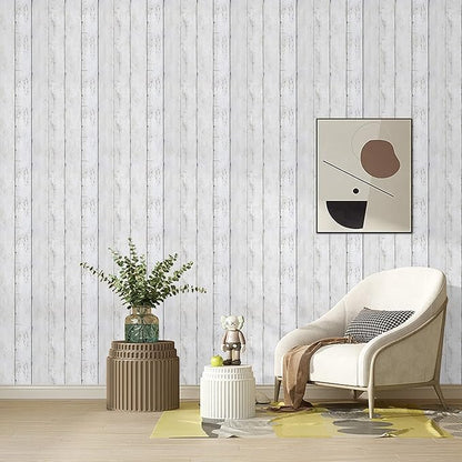 Decoroom Shiplap Contact Paper 17.71" X 236" - Image 9