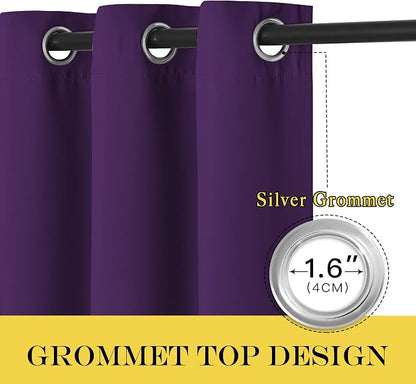 NICETOWN Blackout Window Curtain 90 inch Length - Image 6