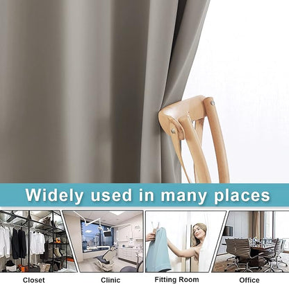 RYB HOME Privacy Curtain for Sliding Glass Door, Light Block Noise Reduce - Image 5