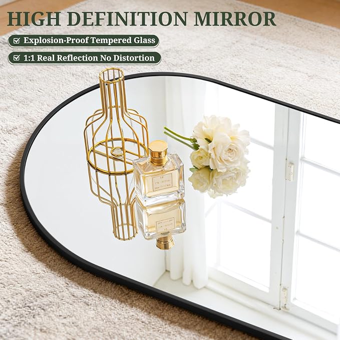 Mirror Full Length 65"x24" Full Body Floor Mirror - Image 5