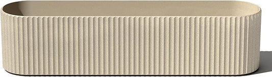 Veradek Demi Series Window Box Planter - Long Planter Box for Windowsill/Balcony | Durable Plastic-Stone Composite Material | Modern Décor for Flowers/Herbs