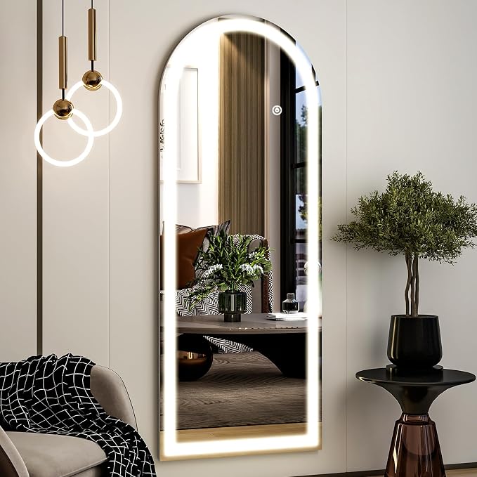 Easly 21"x56" Arched Full Length Mirror - Image 3
