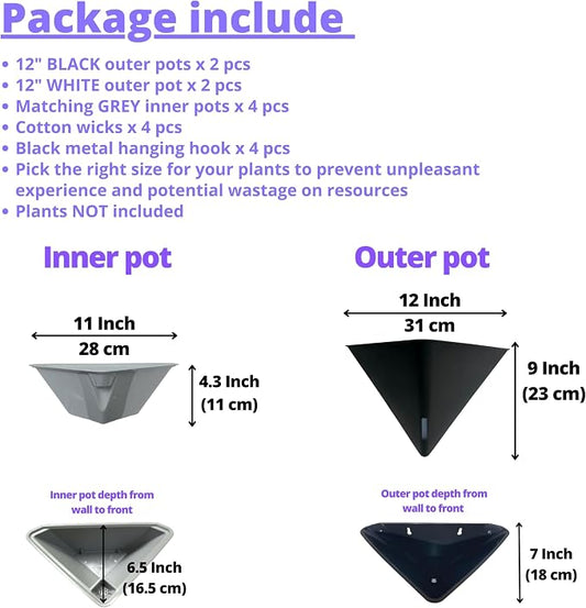 LaLaGreen Wall Planters for Indoor Plants - Image 2