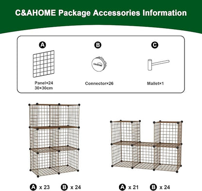 C&AHOME Wire Cube Storage, 6 - Image 7