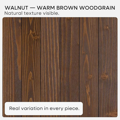 Homeforia Classic Walnut 24 inch Floating Shelf, High End Solid Real Wood Small - Image 6