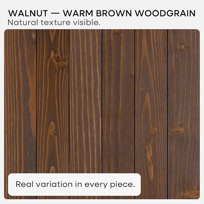 Homeforia Classic Walnut 36 inch Floating Shelf, High End Solid Real Wood Small - Image 6