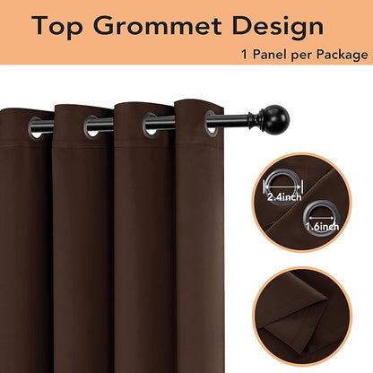 BONZER Room Divider Curtain Screen Partitions Total Privacy Wall Grommet Wide - Image 3