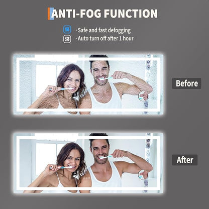GarveeHome 60x24 LED Bathroom Mirror - Image 5