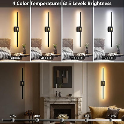 Rechargeable Wall Sconce Set of 2: 10000mAh Battery Operated Wall Sconce - Image 8