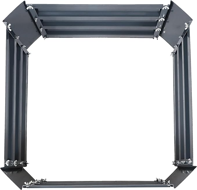 Sunnydaze 11.75" H Raised Metal Garden Bed - Galvanized Raised Garden Bed Outdoor for Vegetables and Flowers - Dark Gray - Square