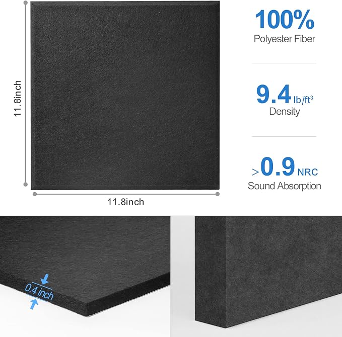 Sonicism 18 Pack Acoustic Wall Panels - Image 7