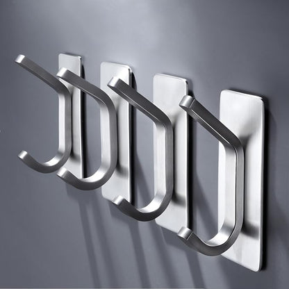 DELITON Adhesive Towel Hooks for Bathroom - Image 2