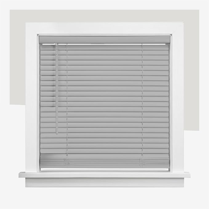 CHICOLOGY Cordless Mini Blinds for Indoor Windows, 22.25" W x 72" H, Light by CHICOLOGY