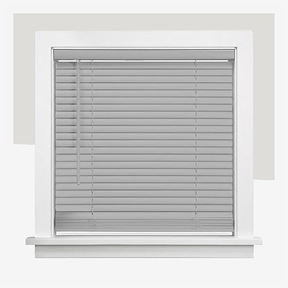 CHICOLOGY Cordless Mini Blinds for Indoor Windows, 33.25" W x 48" H, Light by CHICOLOGY