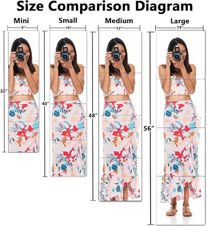 Unbreakable Full Length Wall Mirror, The Door Mirror, 2 Pack 24"x14", Acrylic - Image 5