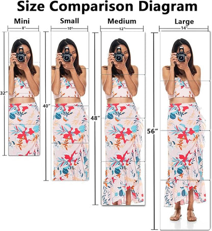 Unbreakable Wall Mirror Full Length, Over the Door Mirror - Image 6