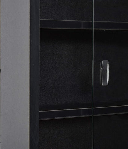 HOMCOM 5-Tier Display Cabinet, Glass Door Cabinet - Image 10