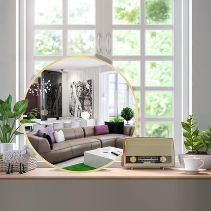 Itrue 12 Inch Small Round Wall Mirror, Not Full Size - Image 5