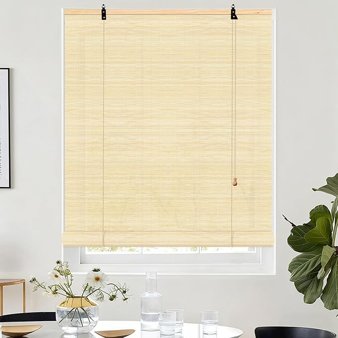 Bamboo Blinds for Interior Windows 36 Wide by Vteyeya