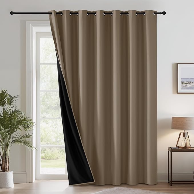 RYB HOME 100% Blackout Room Divider Curtains by RYBHOME
