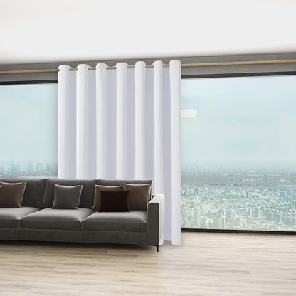 BONZER Room Divider Curtain Screen Partitions Light Reducing Wall Wide Blackout - Image 5