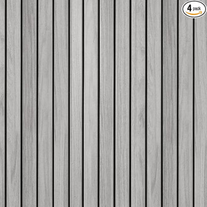 Wall!Supply Ultralight Linari Modern Grey EPS Foam Faux Wood 3D Wall Panels by WallSupply