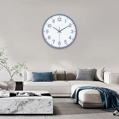 Wall Clocks Battery Operated 8 inch Modern Wall Clock, Silent Non Ticking Wall - Image 7