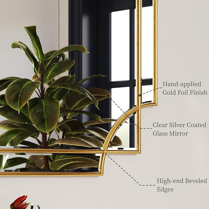 Kelly Miller 32"x48" Large Gold Mirror - Image 6