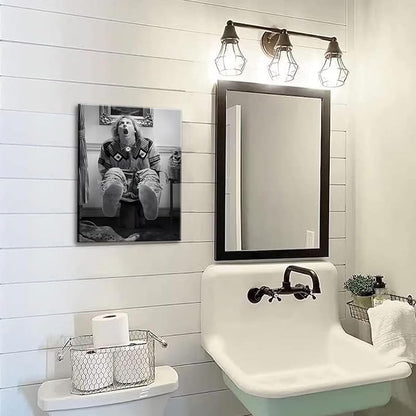 Funny Bathroom Canvas Wall Art Set of 2 - Image 5