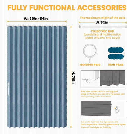 AJAZZ Blackout Accordion Door - Image 3