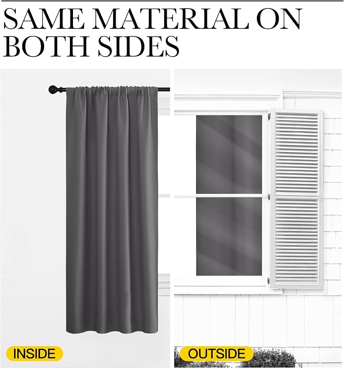 NICETOWN Blackout Curtain Panels - Image 7
