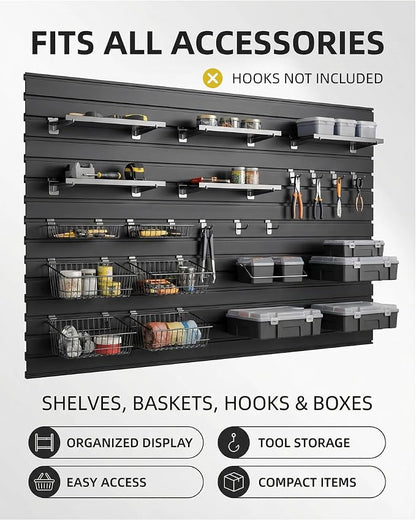 Slatwall Panels 4'x8' Garage Wall Organizer - Image 3