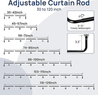 ENJOYBASICS Blackout Curtain rod - Image 5