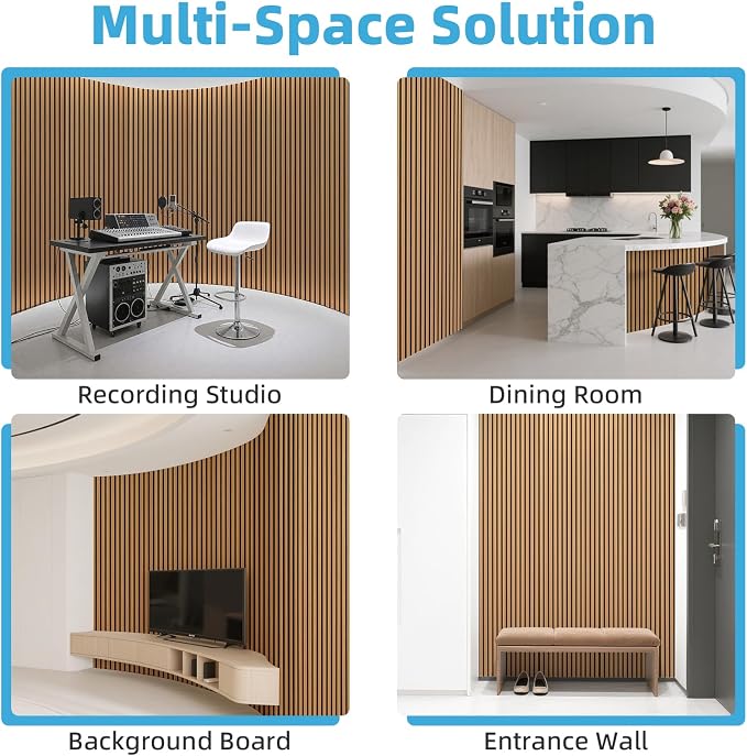 Art3d 1-Pack Acoustic Wood Slat Wall Panel - Image 9