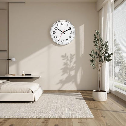 NUOVO 12Inch Wall Clock Number Quartz Large Decorative Quiet Wall Clocks Home - Image 4