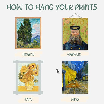 KBKBART Vintage Eclectic Wall Art Prints Set of 12, Abstract Eclectic Wall - Image 3