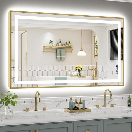 60x36 Inch LED Bathroom Mirror by Briivuemodernmirrors