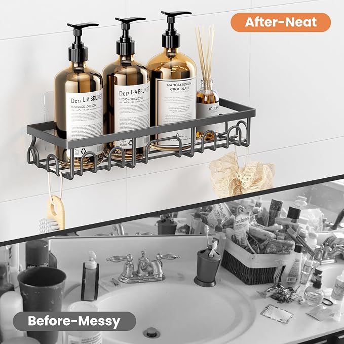 Shower Caddy, 5 Pack Shower Shelves - Image 7