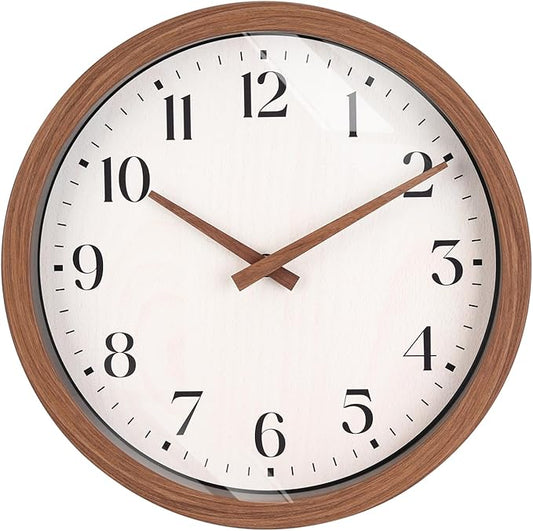 Topkey 12 Inch Silent Wall Clock by Topkey