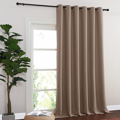 NICETOWN Blackout Curtain for Patio Door, Grommet Top Sliding Door Panel - Image 8