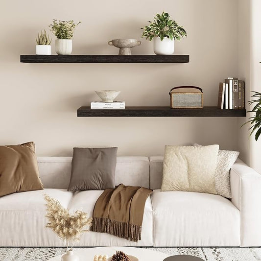 Fixwal Floating Shelves for Wall, Bathroom and Kitchen, Wall Shelves for Storage - Image 2
