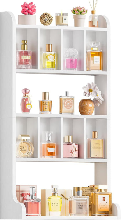 Keebofly Perfume Organizer Wall Mount & Large Cologne Display Case by Keebofly
