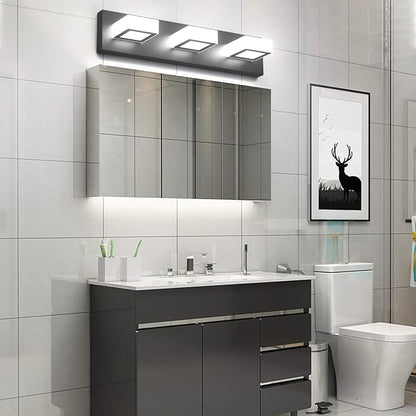 Ralbay 3 Light Dimmable Bathroom Vanity Light LED Modern Matte Black Vanity - Image 6