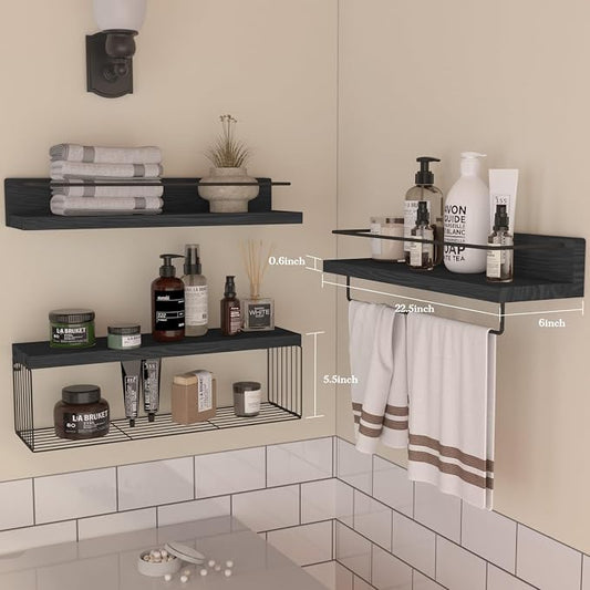 PopiShelves 22.5 inches Bathroom Shelves Over Toilet - Image 2