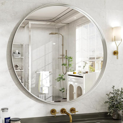 36 Inch Round Bathroom Mirror - Image 3