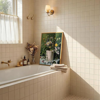 AtterrirArt Framed Vintage Bathroom Wall Art Funny, 20 * 30 Inch, Toilet Paper - Image 6