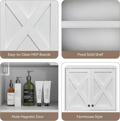 YOURLITE Laundry Cabinet, Medicine Cabinet, Bathroom Kitchen Storage Wall - Image 6