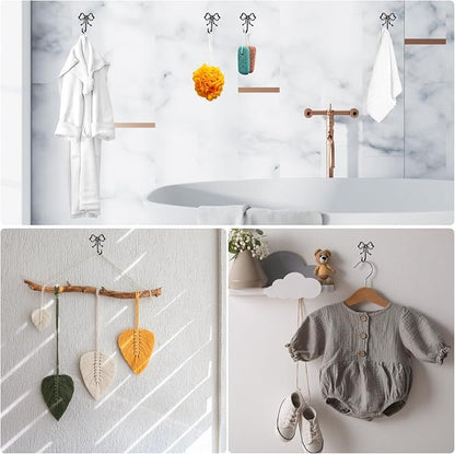 10 Pcs Black Bow Hooks, Bow Hooks - Image 4