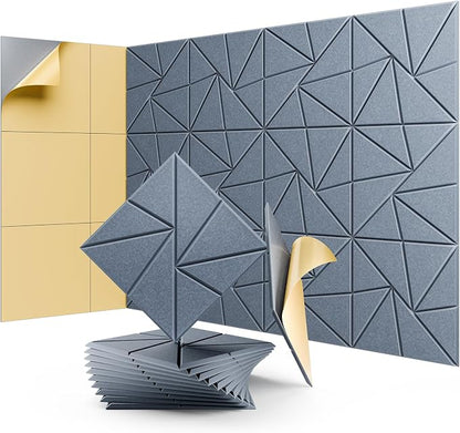 12 Pack Acoustic Panels, Sound Proof Foam Panels by LEIYER