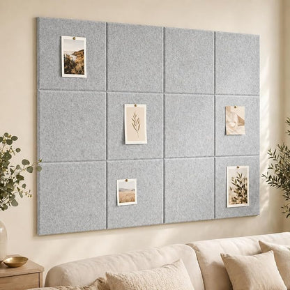 Large Cork Boards for Walls – 36" x 24" Self Adhesive Felt Wall Tiles - Image 8